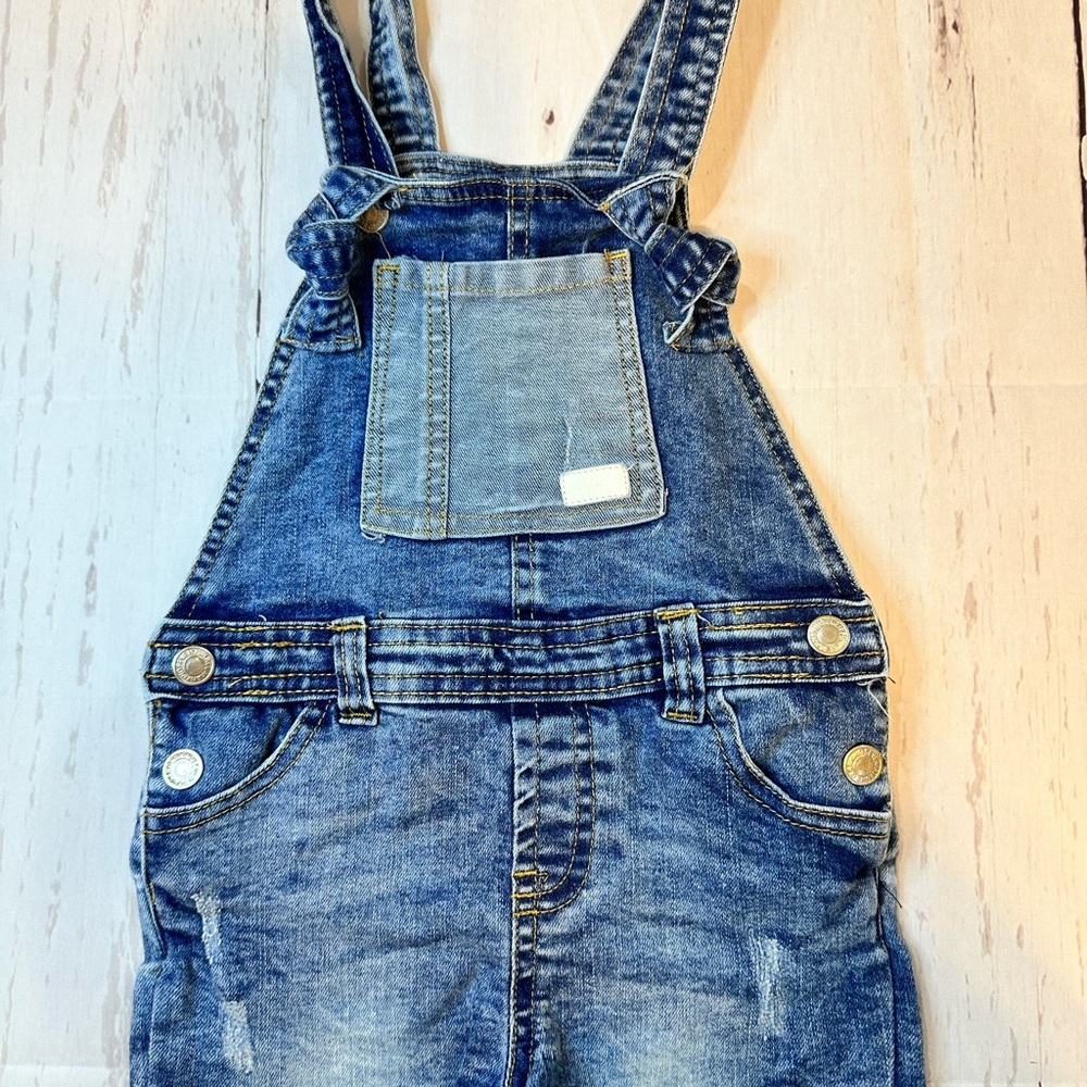 Seven for all man kind overalls size 4T